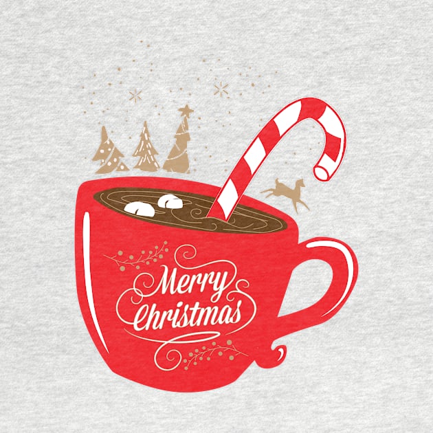 Merry Christmas in a cup by AmazingArtMandi